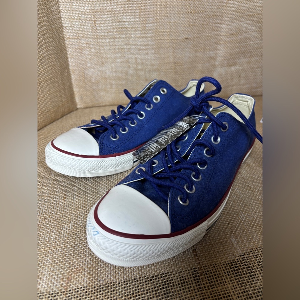 Converse Chuck Taylor all star washed canvas ox shoes Victorian blue size M9 W11